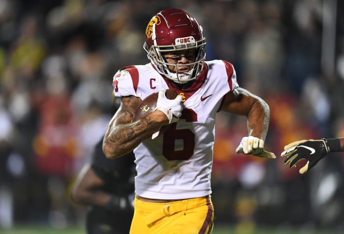 The Indianapolis Colts were impressed with USC wide receiver Michael Pittman Jr's all-around talents, which includes what he does when the football isn't thrown his way. That's why he was selected in the second round of April's NFL draft.